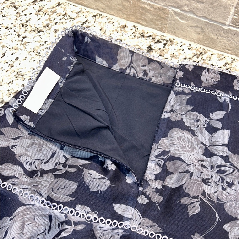 KEEPSAKE the Label Blue Fit and Flare Ruffled Mini Skirt - Picture 7 of 9